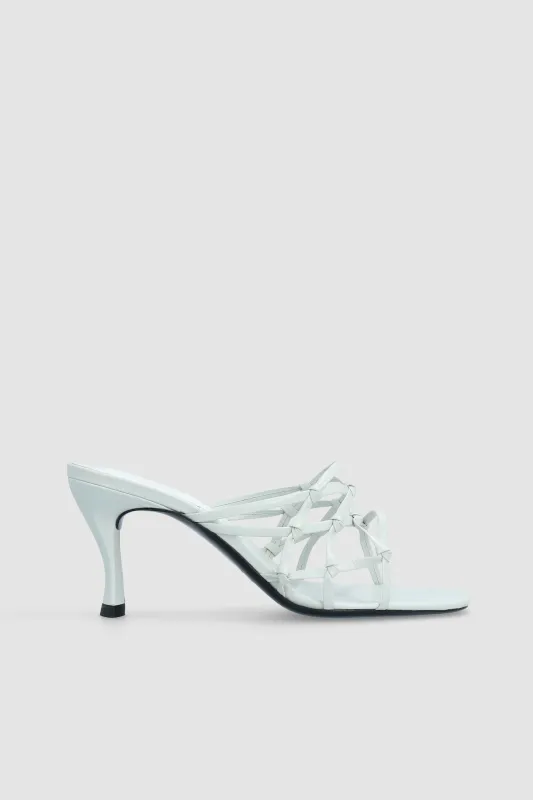 Malaya Burrata Creased Calf Leather Mule sold by BY FAR