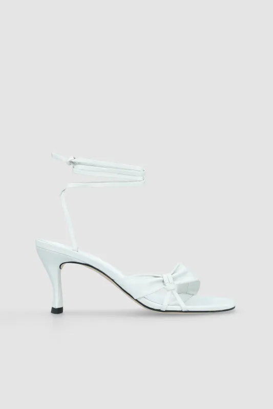 Layla Burrata Creased Calf Leather Sandal sold by BY FAR