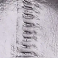 Egon Inox Eel Embossed Metallic Leather Sandal sold by BY FAR product image thumbnail 5