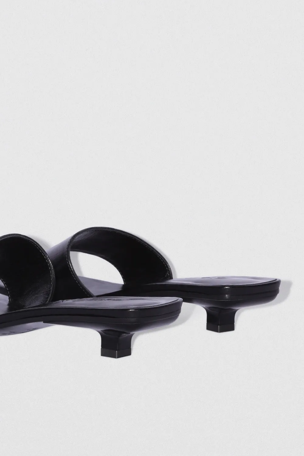 Ceni Black Eel Embossed Leather Slip-On Mule sold by BY FAR product image thumbnail 5