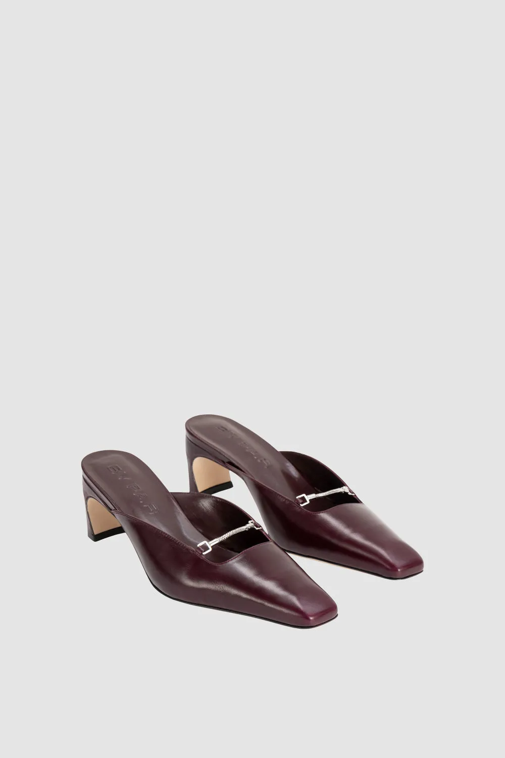 Leda Grape Calf Leather Mule sold by BY FAR product image thumbnail 2