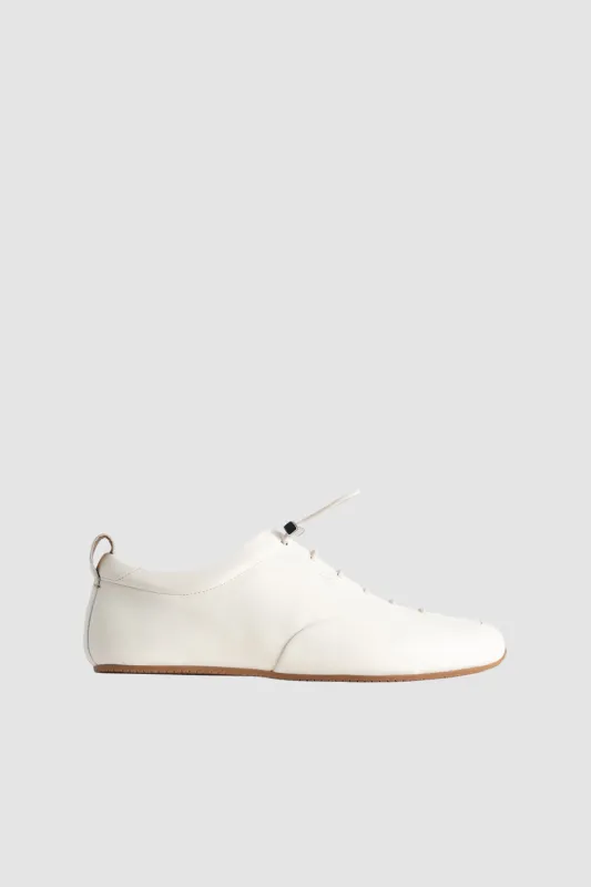 Prudent White Nappa Leather Sneaker made by BY FAR