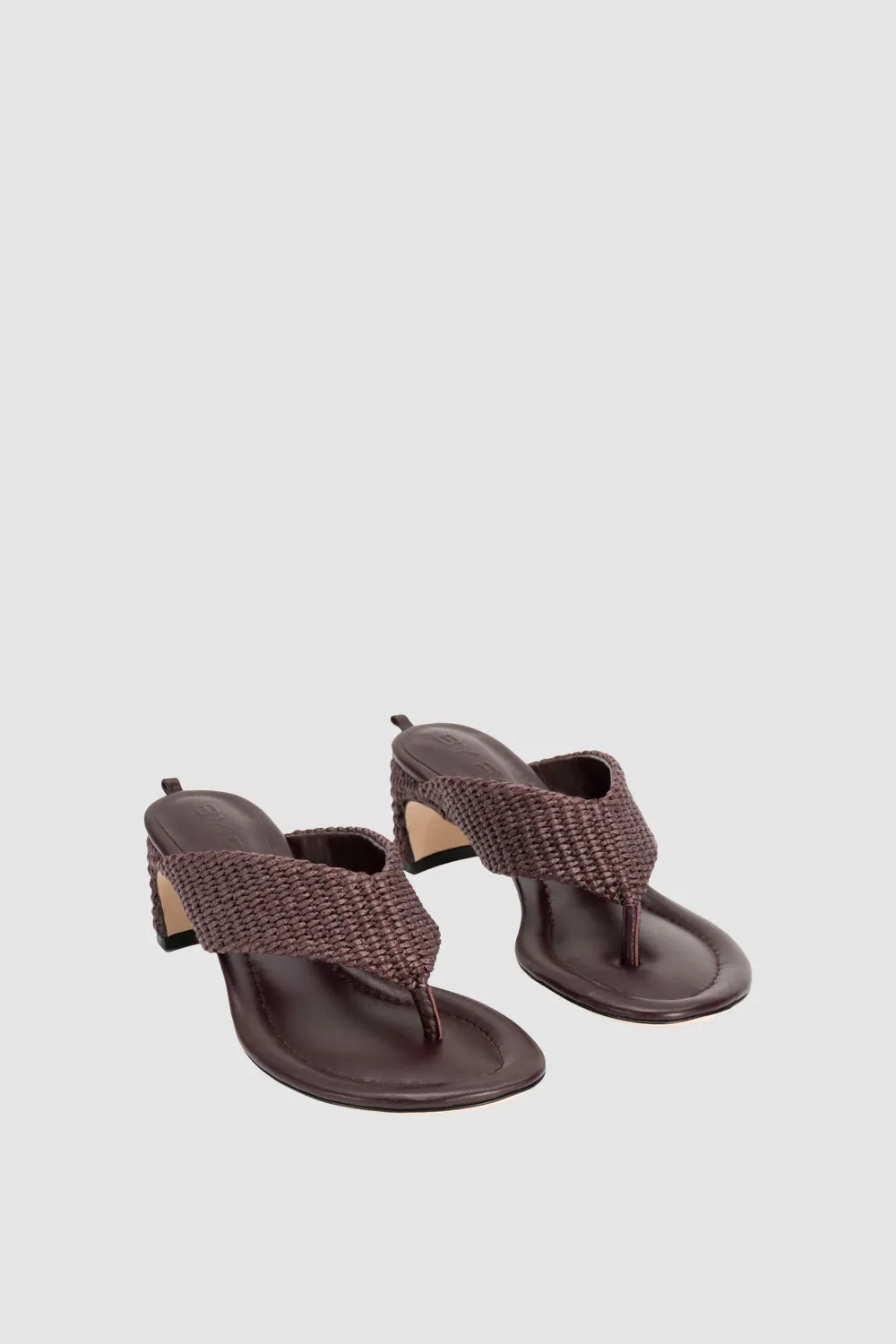 Dasha Heel Grape Raffia sold by BY FAR product image thumbnail 2