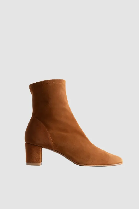 Sofia Summer Tan Suede Leather Ankle Boot sold by BY FAR