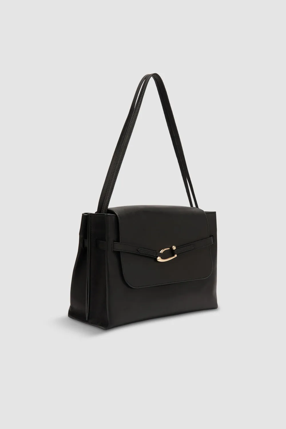 Cora Black Nappa Leather Shoulder Bag sold by BY FAR product image thumbnail 2