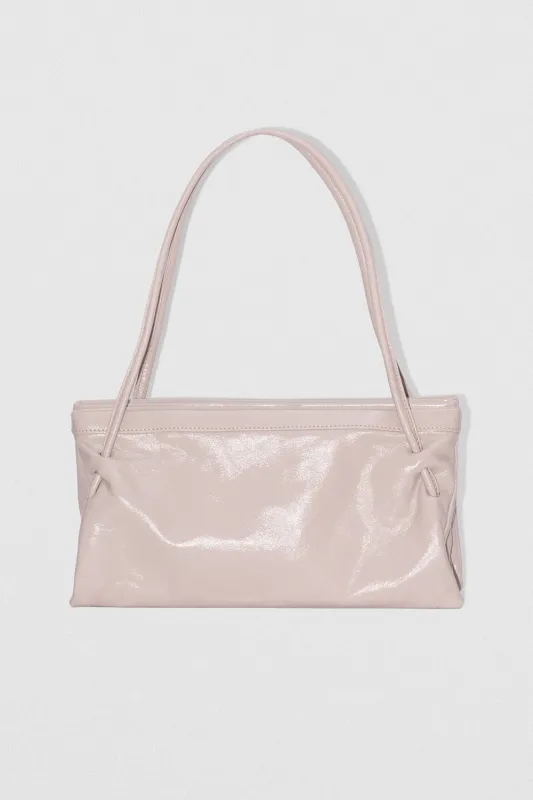 Hannah Fossil Glossed Nappa Leather Shoulder Bag made by BY FAR