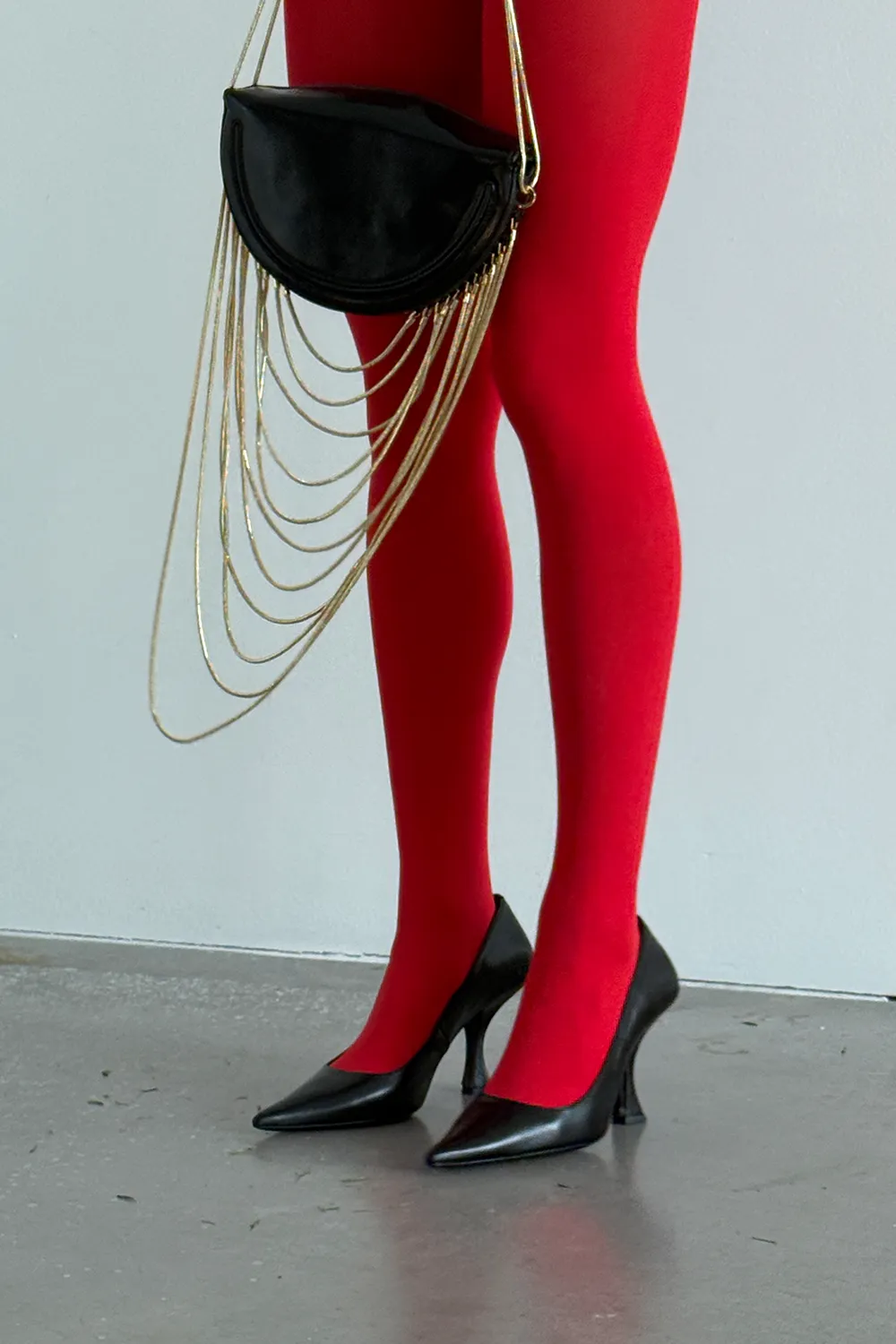 Olivia Premium Tights Sharp Red sold by BY FAR product image thumbnail 3