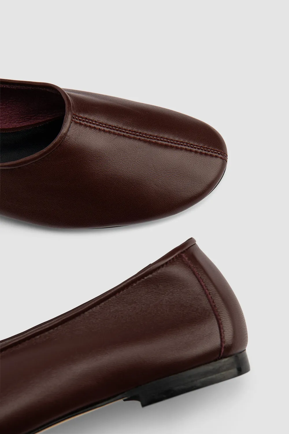 Prudence Leather Ballet Flat sold by BY FAR product image thumbnail 5