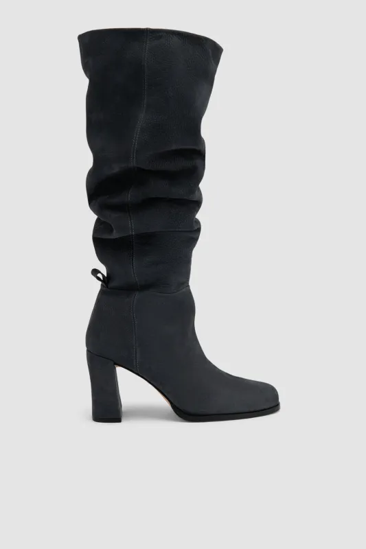 Zoe Nubuck Knee-High Boot made by BY FAR