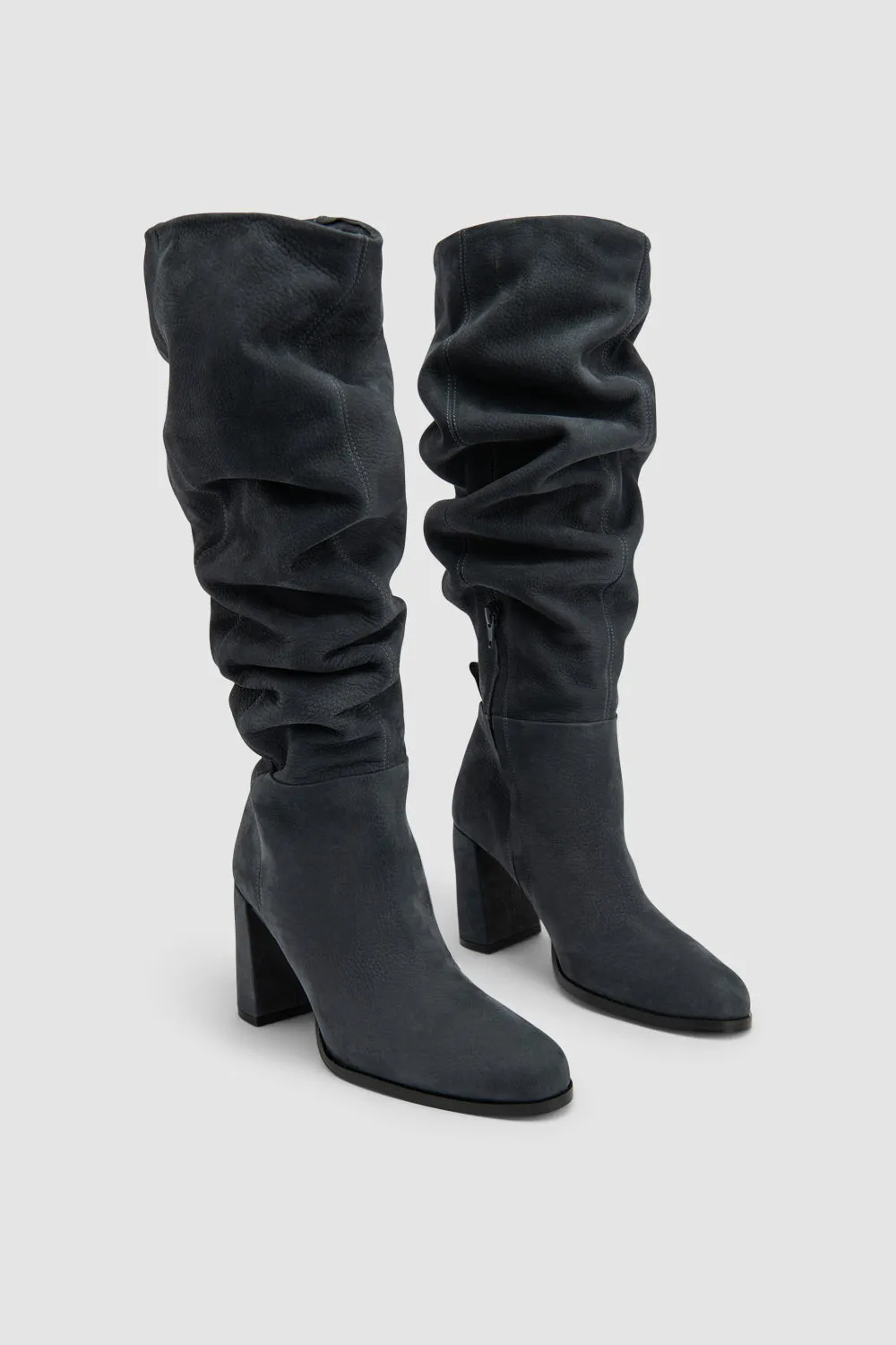 Zoe Nubuck Knee-High Boot sold by BY FAR product image thumbnail 2