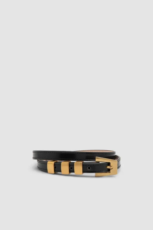 Vic Semi Patent Belt made by BY FAR
