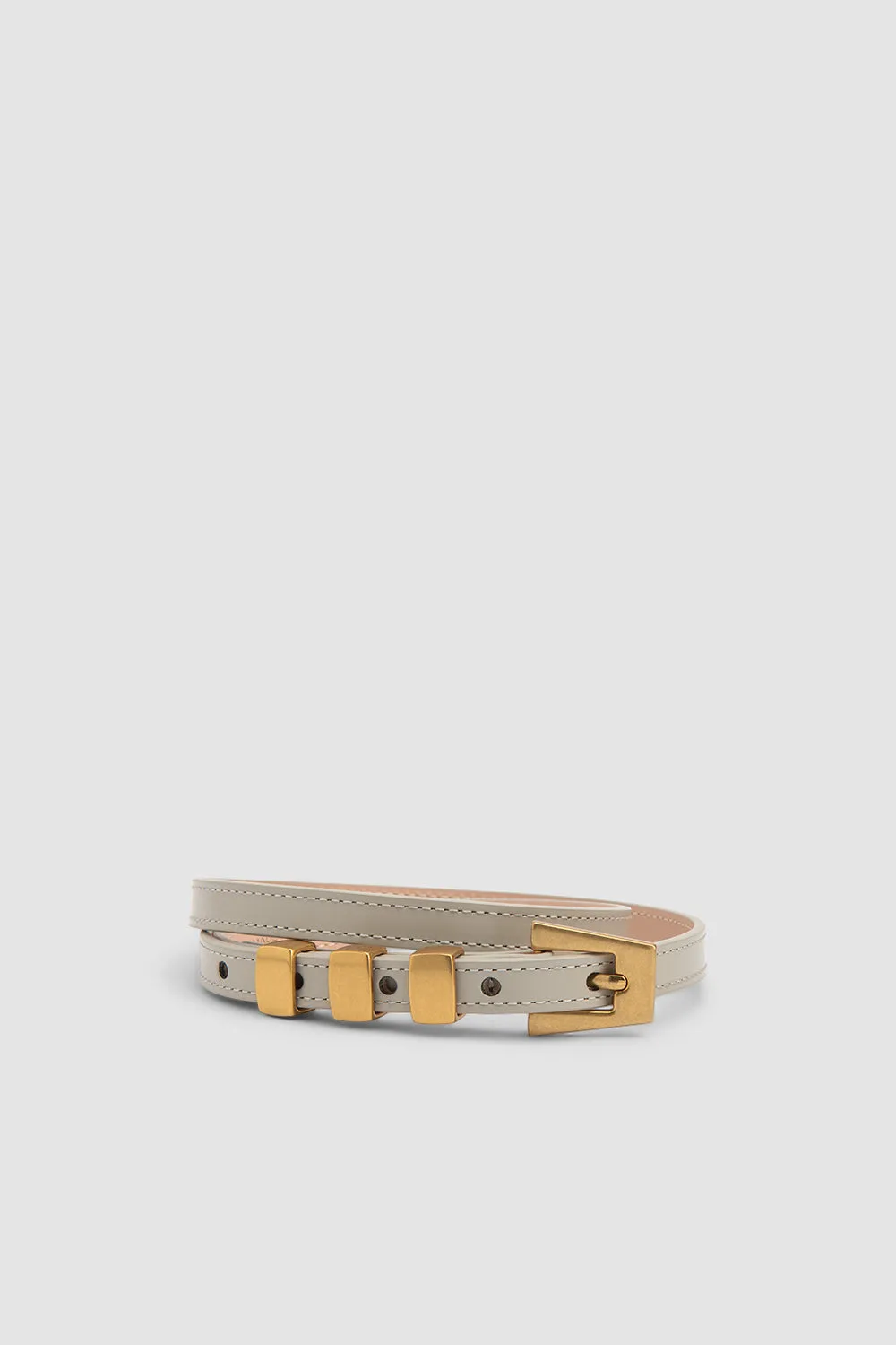 Vic Semi Patent Belt sold by BY FAR