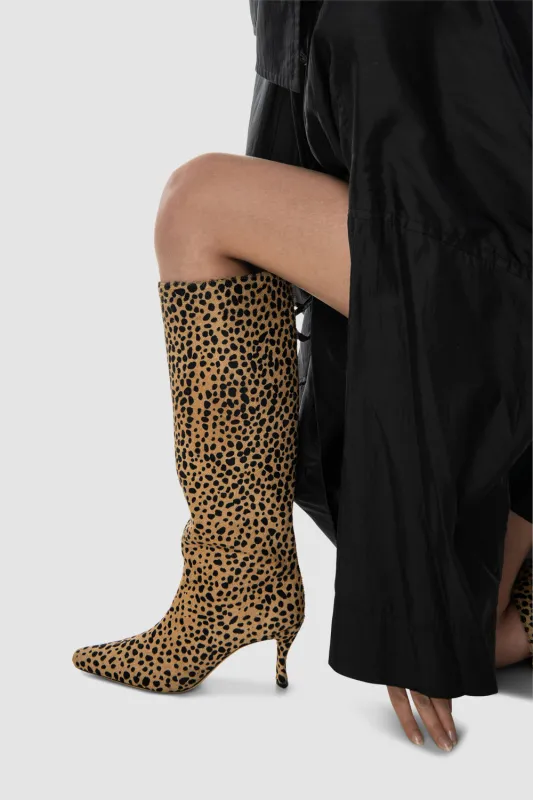 Stevie 42 Pony Hair Knee-High Boot made by BY FAR