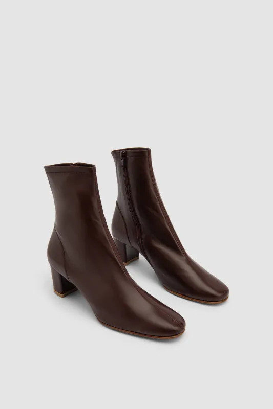 Sofia Leather Ankle Boot made by BY FAR
