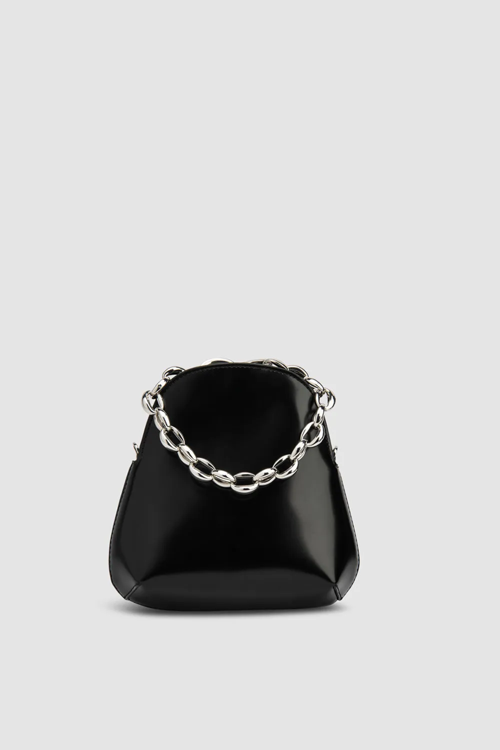 Koko Semi Patent Top-Handle Bag sold by BY FAR