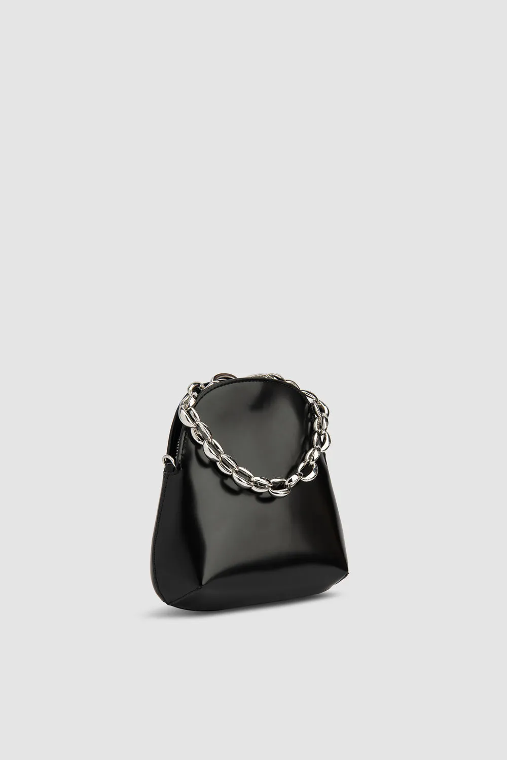 Koko Semi Patent Top-Handle Bag sold by BY FAR product image thumbnail 2