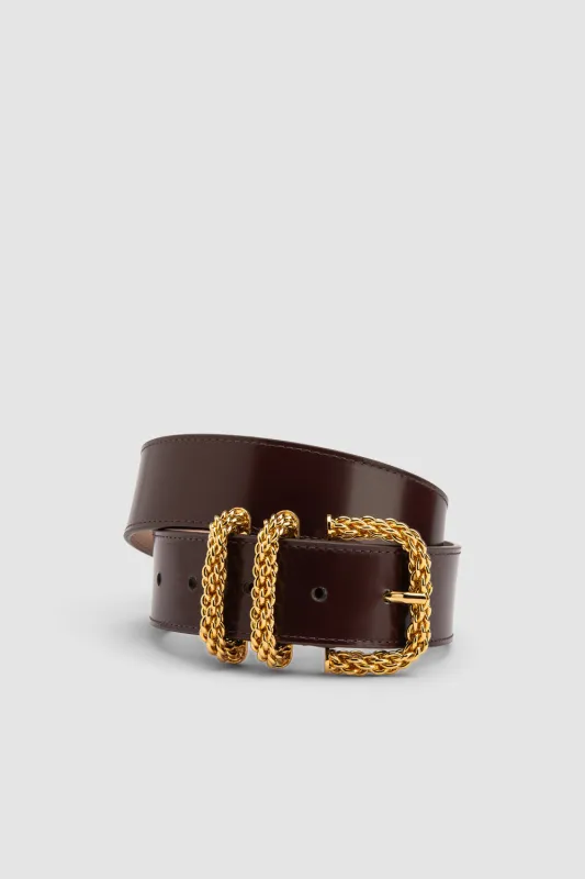 Katina Semi Patent Belt made by BY FAR