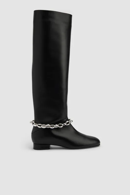 Felix Leather Knee-High Boot made by BY FAR