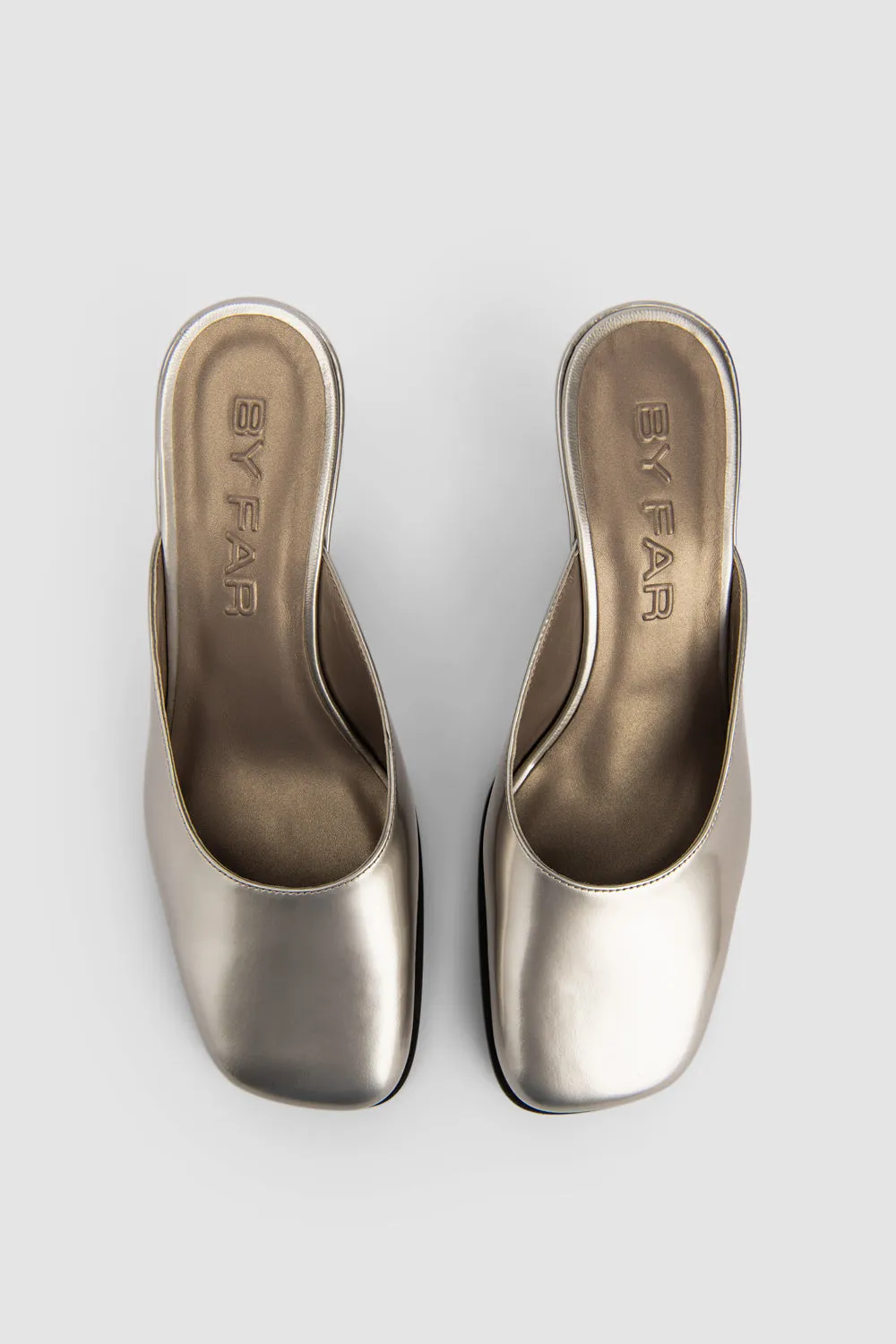 Caroo Closed Toe Metallic Mule sold by BY FAR product image thumbnail 5