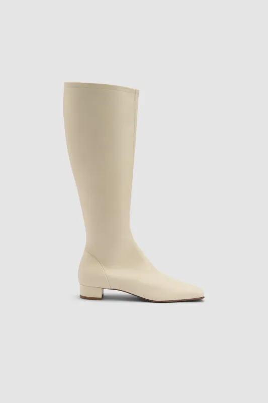 Edie Leather Knee-High Boot made by BY FAR