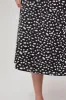 SWAY SKIRT black w cream floral sold by C/MEO Collective