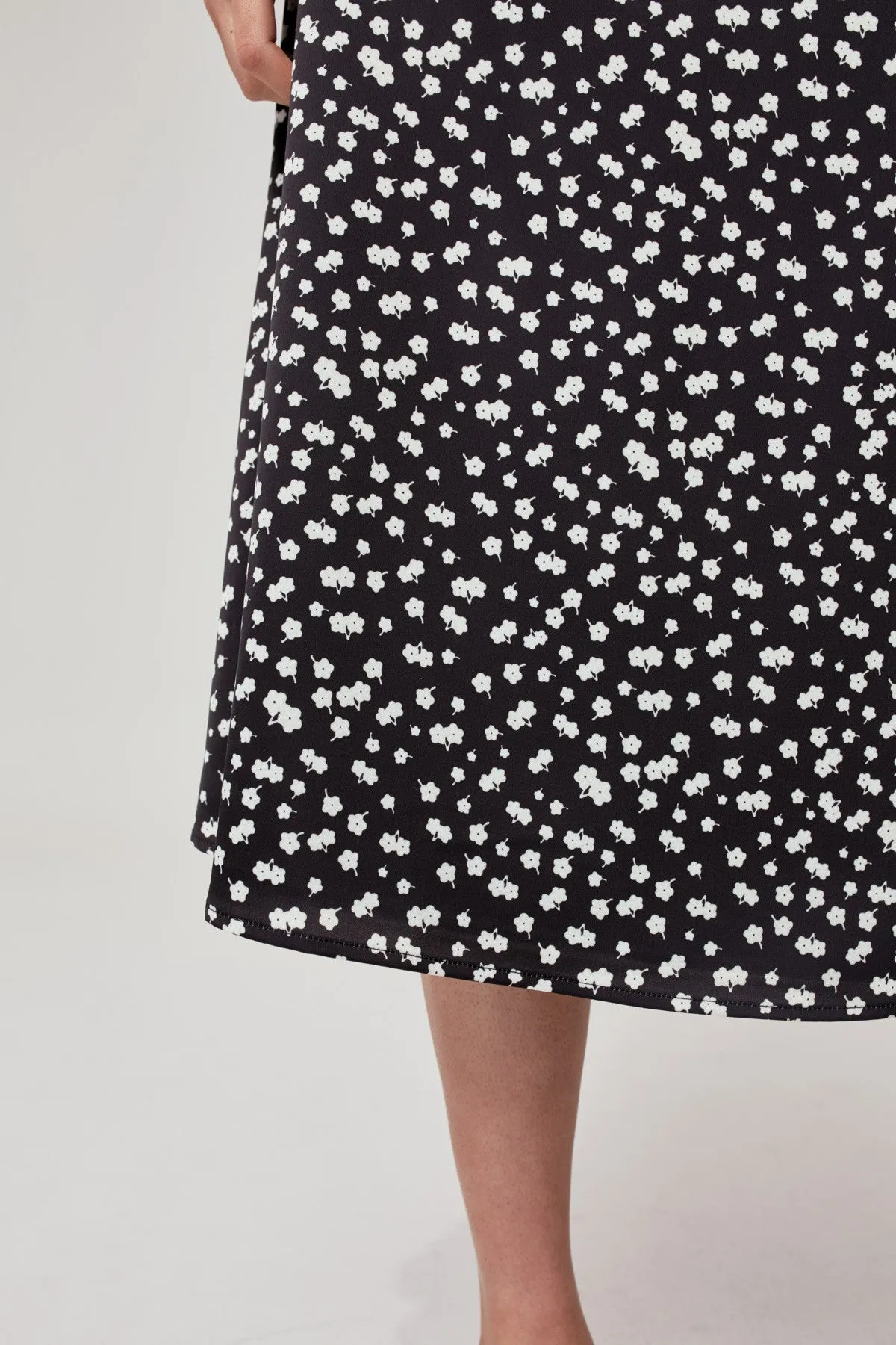 SWAY SKIRT black w cream floral sold by C/MEO Collective product image thumbnail 4