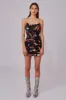OBSESSIONS MINI DRESS black floral sold by C/MEO Collective