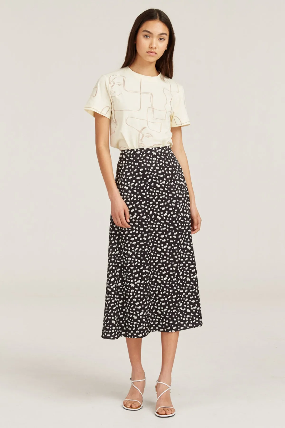 ABOUT YOU T-SHIRT vanilla w savi abstract sold by C/MEO Collective product image thumbnail 4