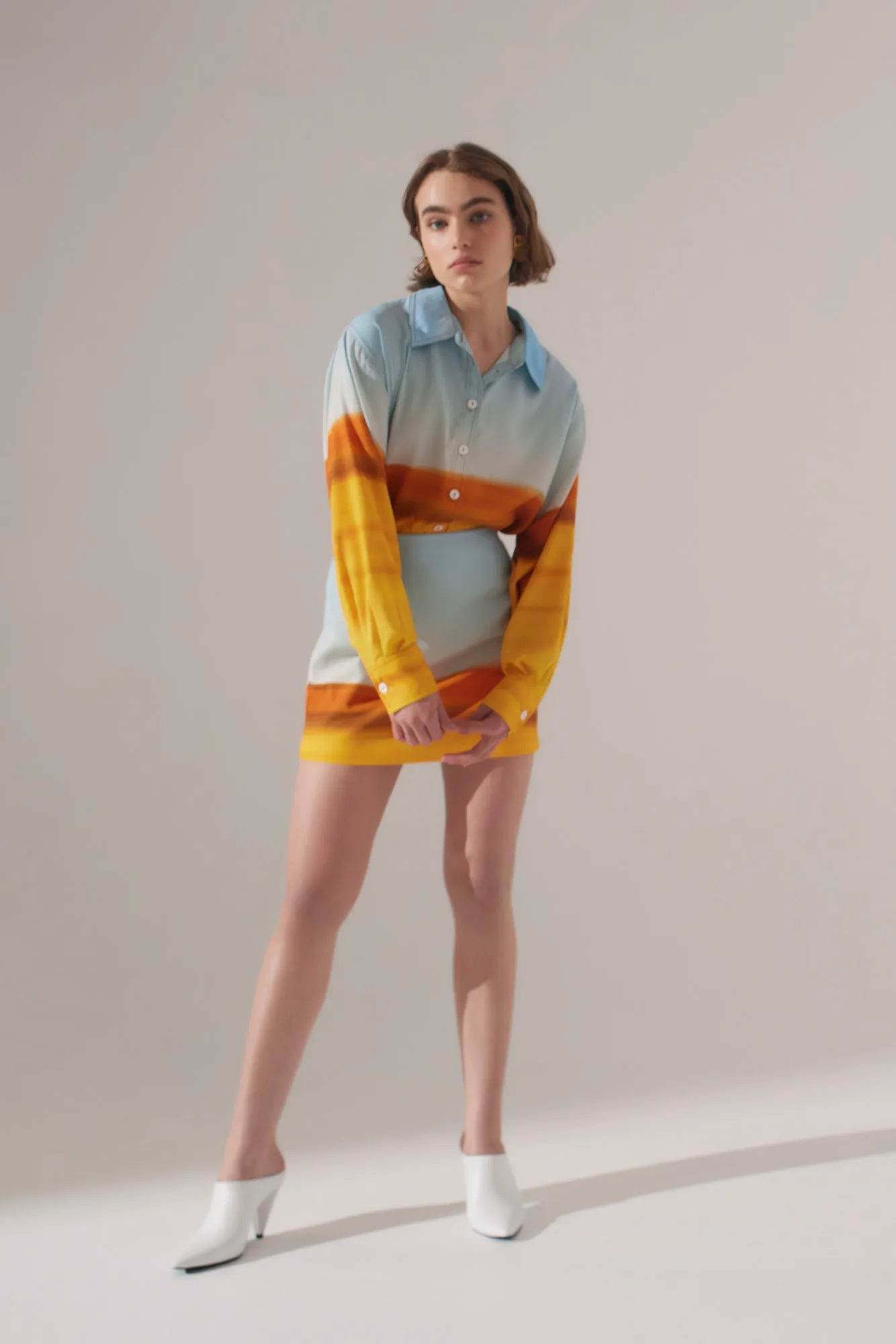 Landscape Print Skirt sold by C/MEO Collective