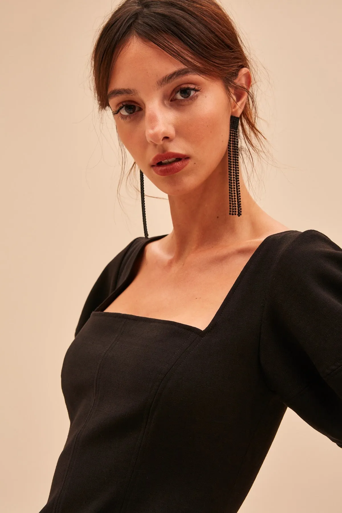 KNOWING YOU GOWN black sold by C/MEO Collective product image thumbnail 3