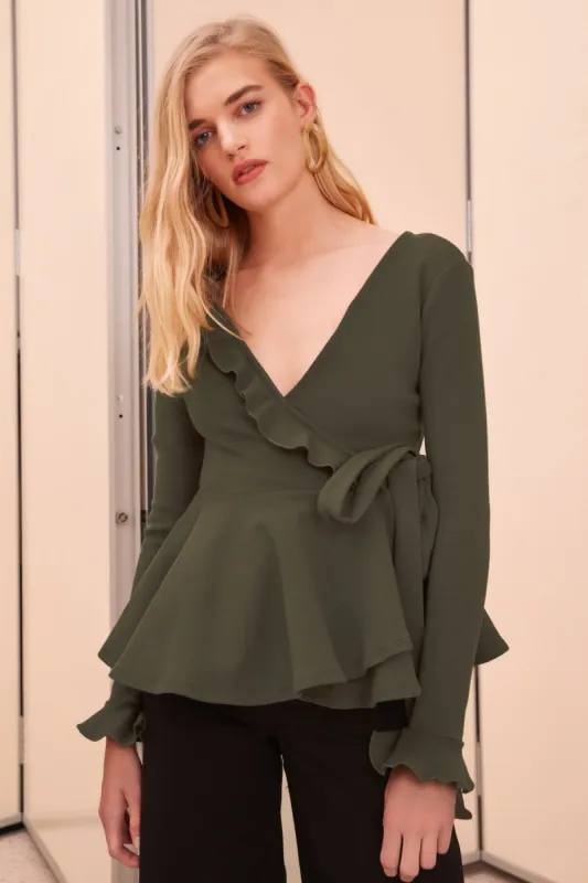A LITTLE MORE TOP sold by C/MEO Collective