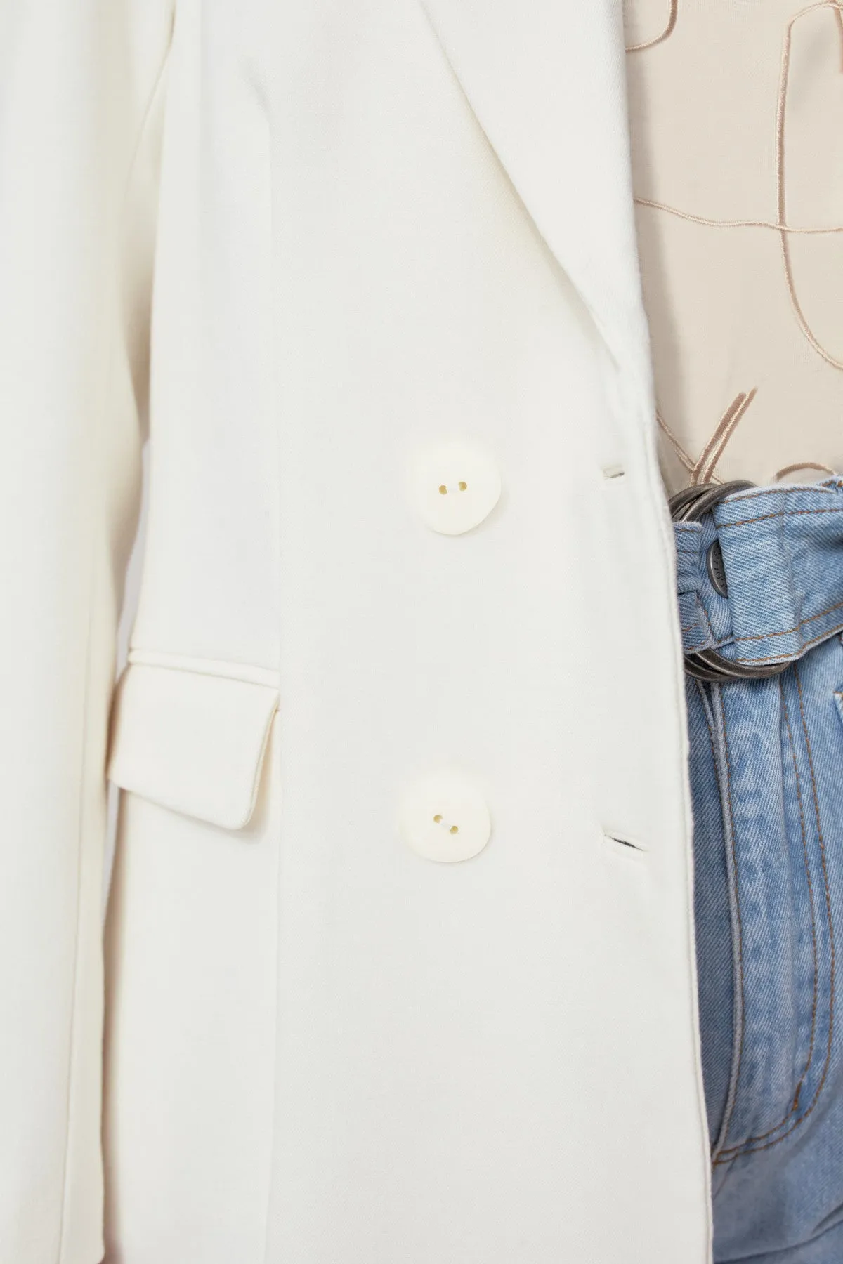 MIDDLE GROUND BLAZER butter sold by C/MEO Collective product image thumbnail 4