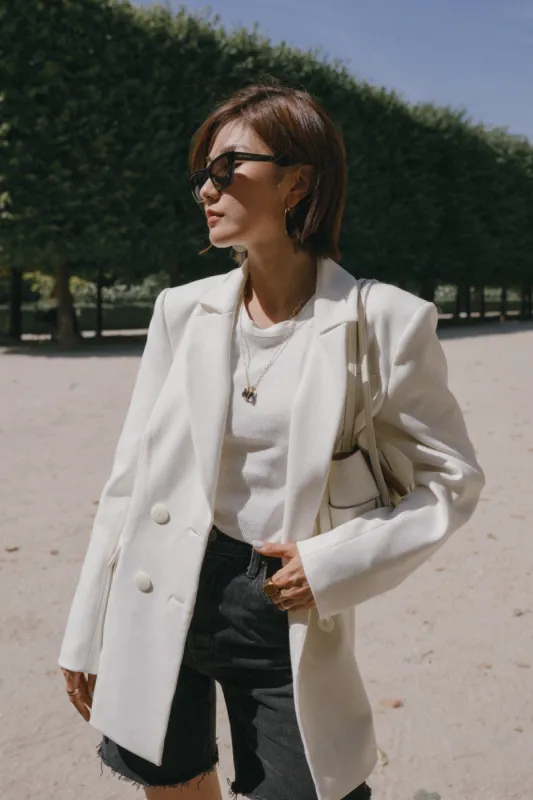 MIDDLE GROUND BLAZER butter sold by C/MEO Collective