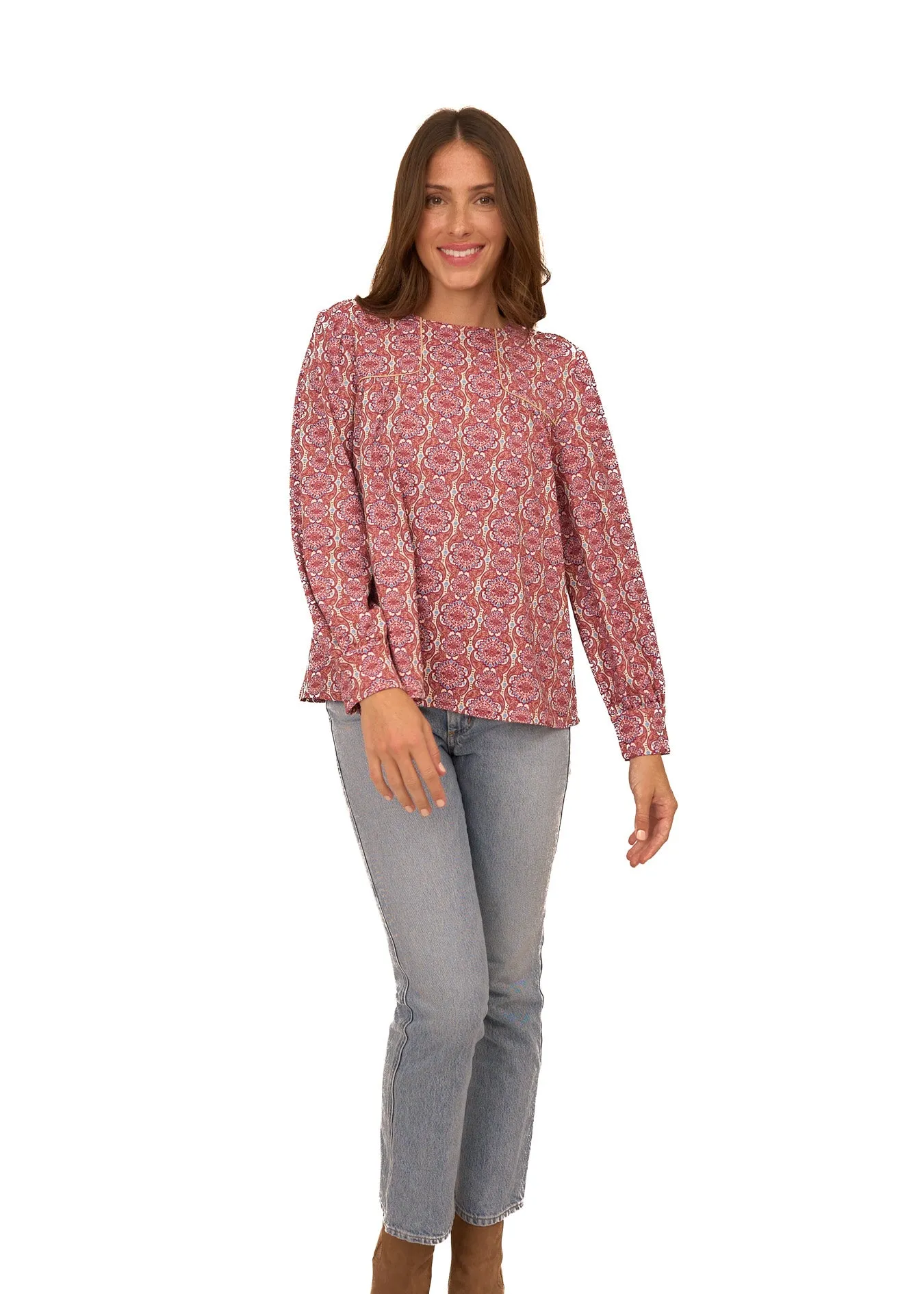 Camden Geo Long Sleeve Top sold by Cabana Life product image thumbnail 5