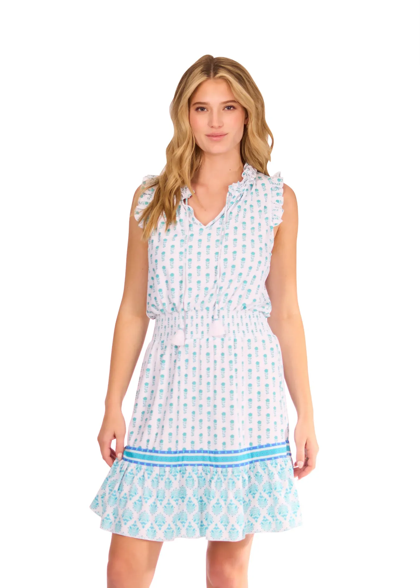 Amalfi Coast Smocked Waist Dress sold by Cabana Life product image thumbnail 4