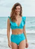 St. Pete Ruffle Bikini Top sold by Cabana Life