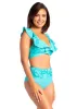 St. Pete Ruffle Bikini Top sold by Cabana Life