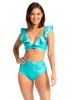 St. Pete Ruffle Bikini Top sold by Cabana Life