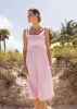 Pink Eyelet Midi Dress sold by Cabana Life