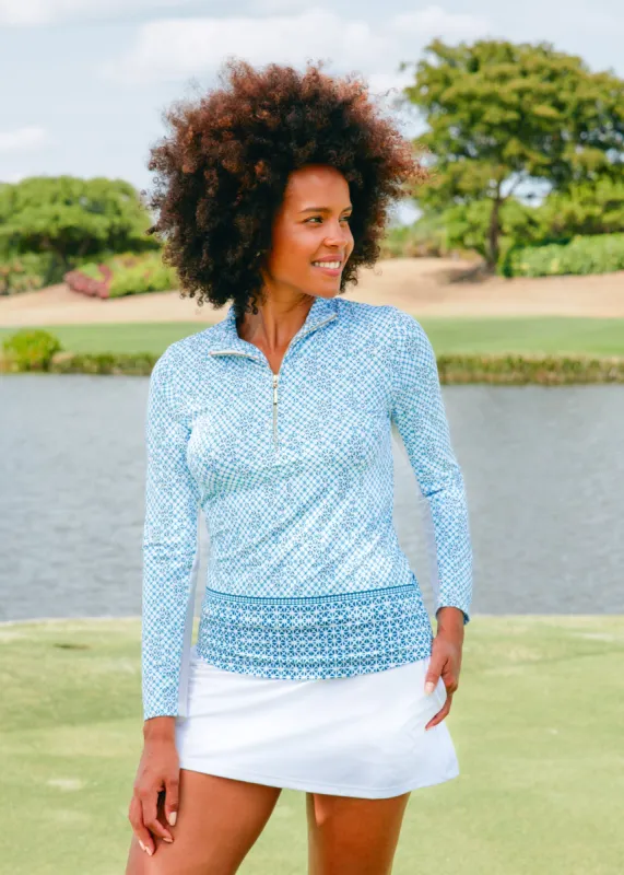 Sag Harbor 1/4 Zip Sport Top sold by Cabana Life