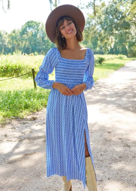 Sullivan's Island Puff Sleeve Maxi Dress sold by Cabana Life