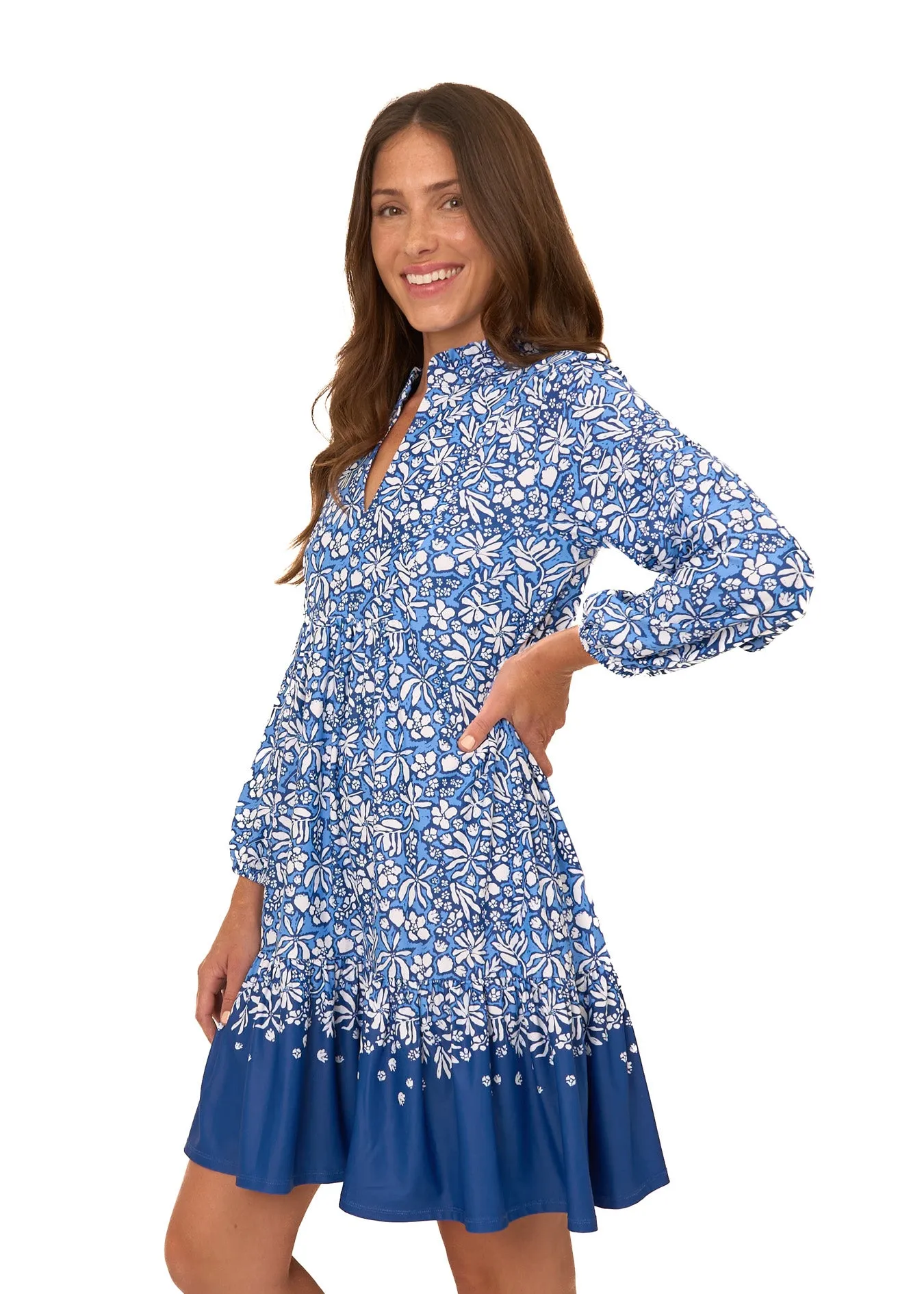 Seaside Floral Relaxed Dress sold by Cabana Life product image thumbnail 5