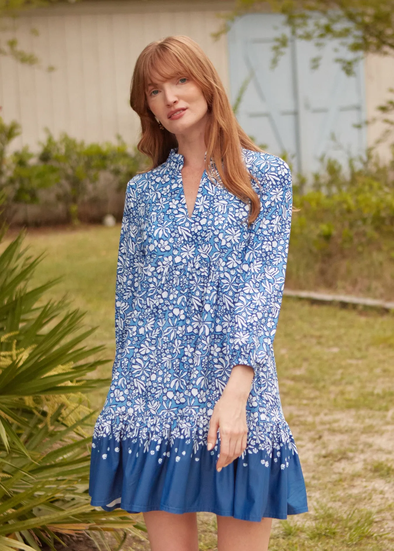 Seaside Floral Relaxed Dress sold by Cabana Life