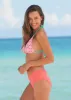 Coral Ruched Bikini Bottom sold by Cabana Life