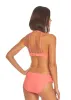 Coral Ruched Bikini Bottom sold by Cabana Life