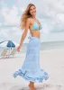 Naples Ruffle Maxi Skirt sold by Cabana Life