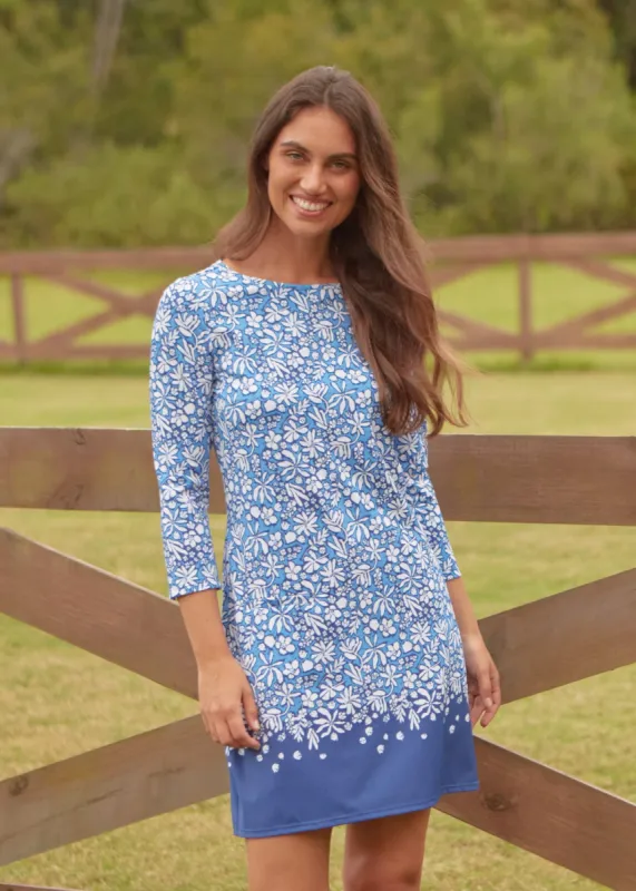 Seaside Floral Cabana Shift Dress sold by Cabana Life