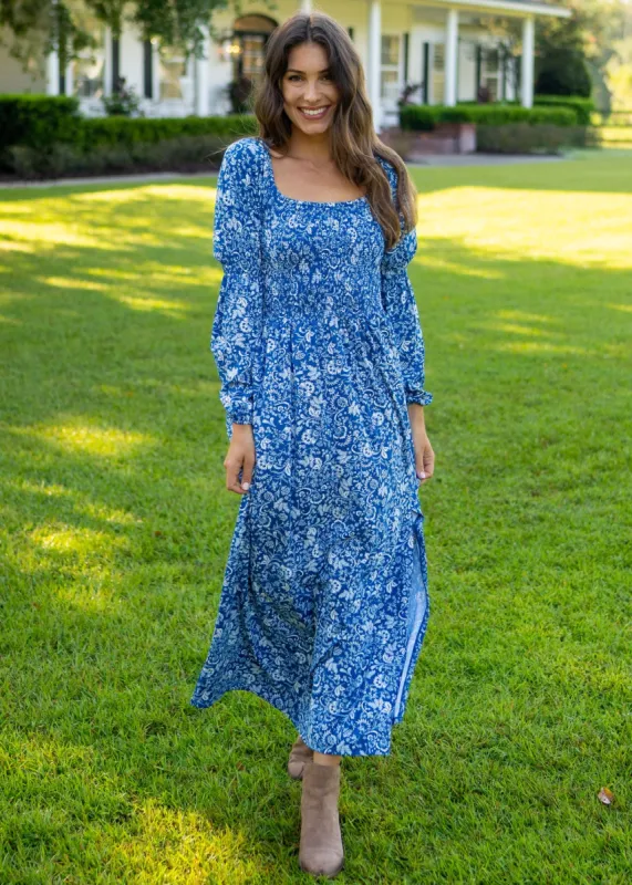 Aspen Puff Sleeve Maxi Dress sold by Cabana Life