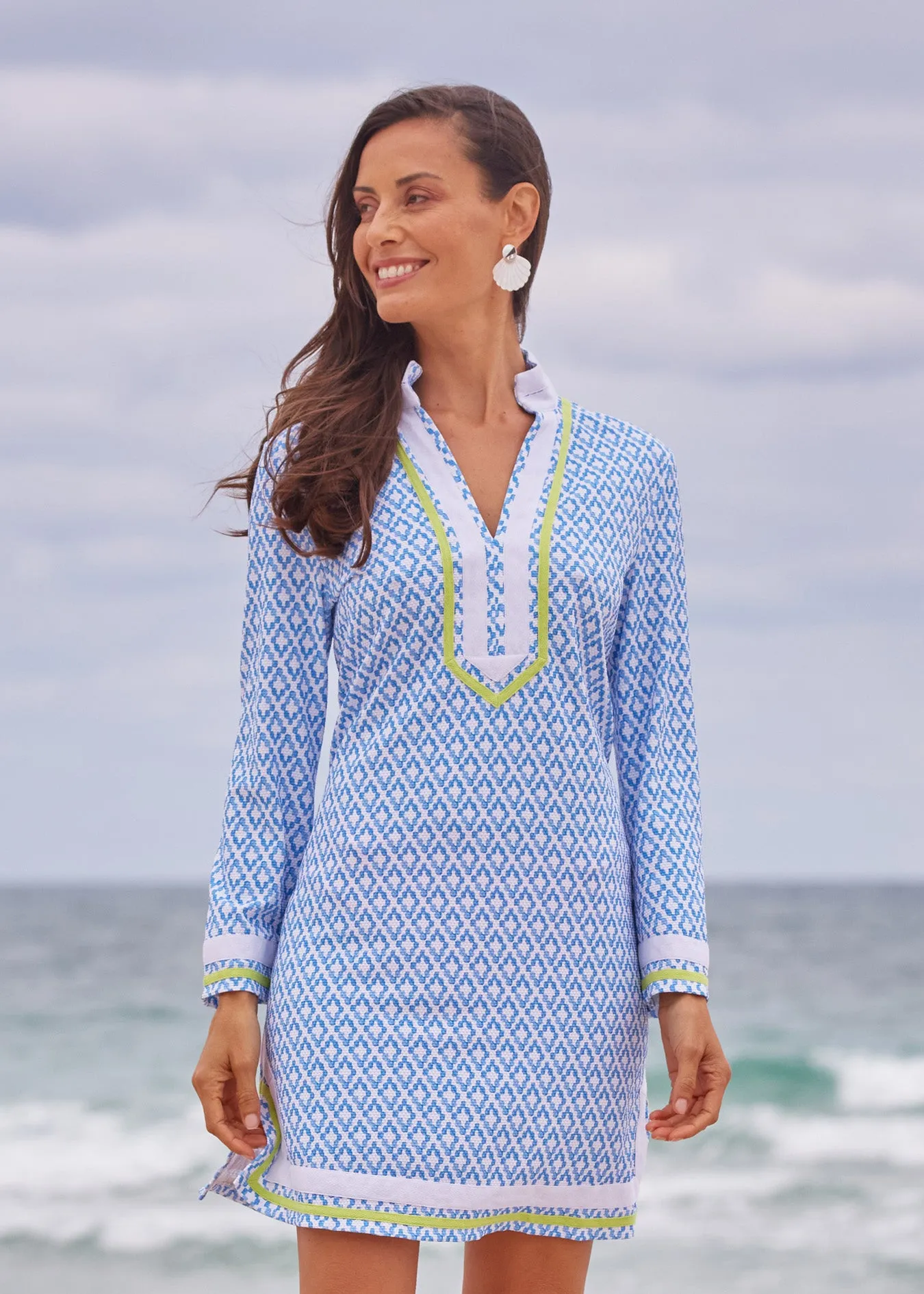 Seaside Pique Tunic Dress sold by Cabana Life product image thumbnail 2