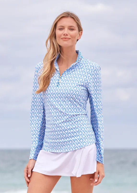 Seaside 1/4 Zip Sport Top sold by Cabana Life